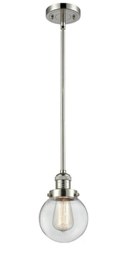 Innovations - 201S-PN-G202-6 - One Light Mini Pendant - Franklin Restoration - Polished Nickel