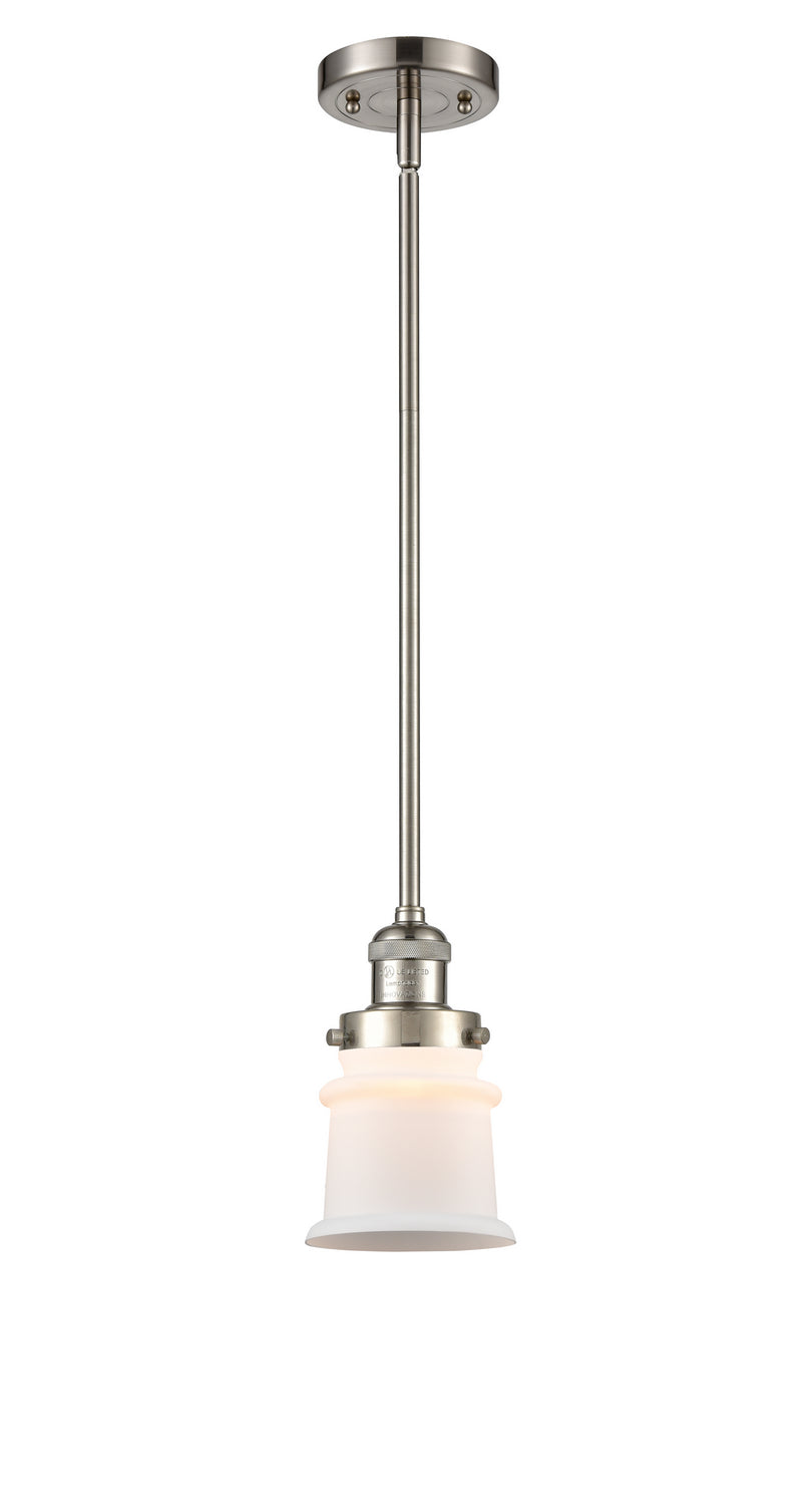 Innovations - 201S-SN-G181S - One Light Mini Pendant - Franklin Restoration - Brushed Satin Nickel