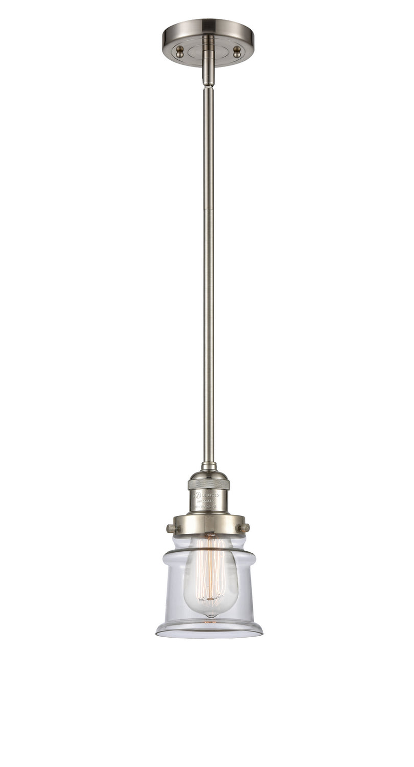 Innovations - 201S-SN-G182S - One Light Mini Pendant - Franklin Restoration - Brushed Satin Nickel