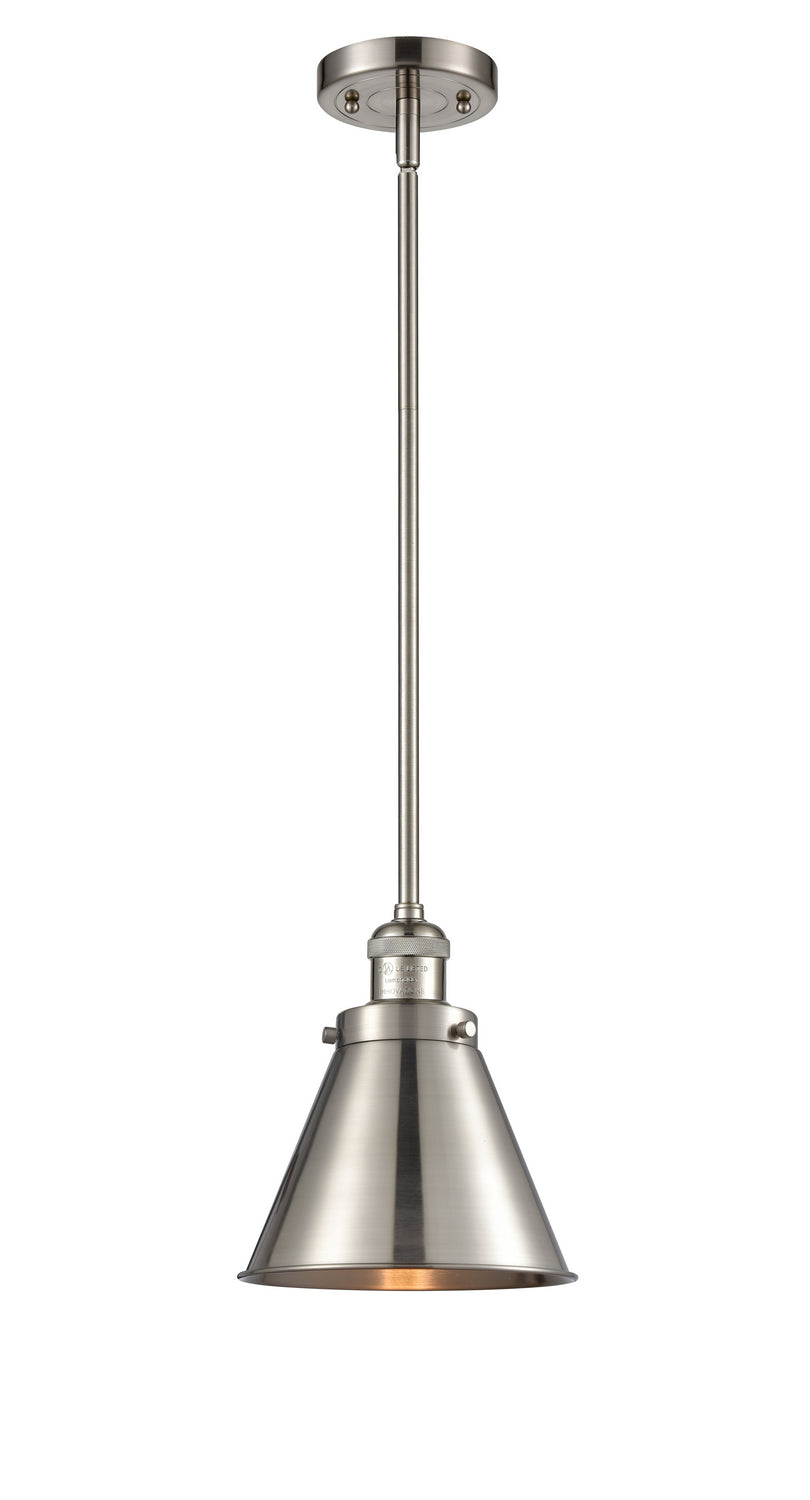 Innovations - 201S-SN-M13-SN - One Light Mini Pendant - Franklin Restoration - Brushed Satin Nickel