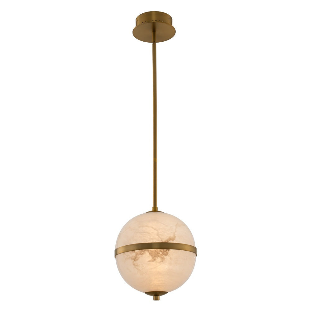 Kalco - 512511WB - LED Mini Pendant - Canterbury - Winter Brass