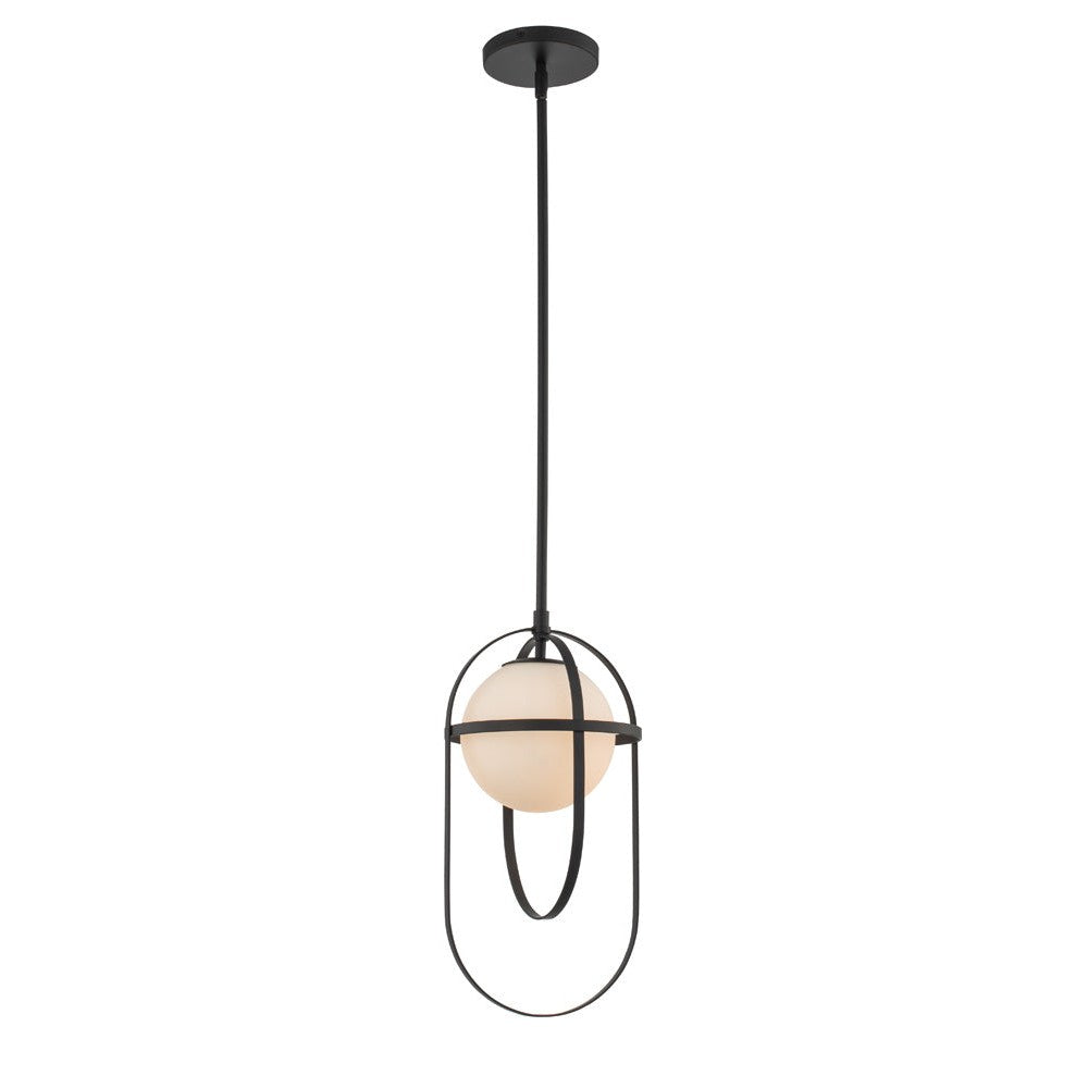 Kalco - 513311MB - One Light Mini Pendant - Lennox - Matte Black