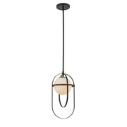 Kalco - 513311MB - One Light Mini Pendant - Lennox - Matte Black