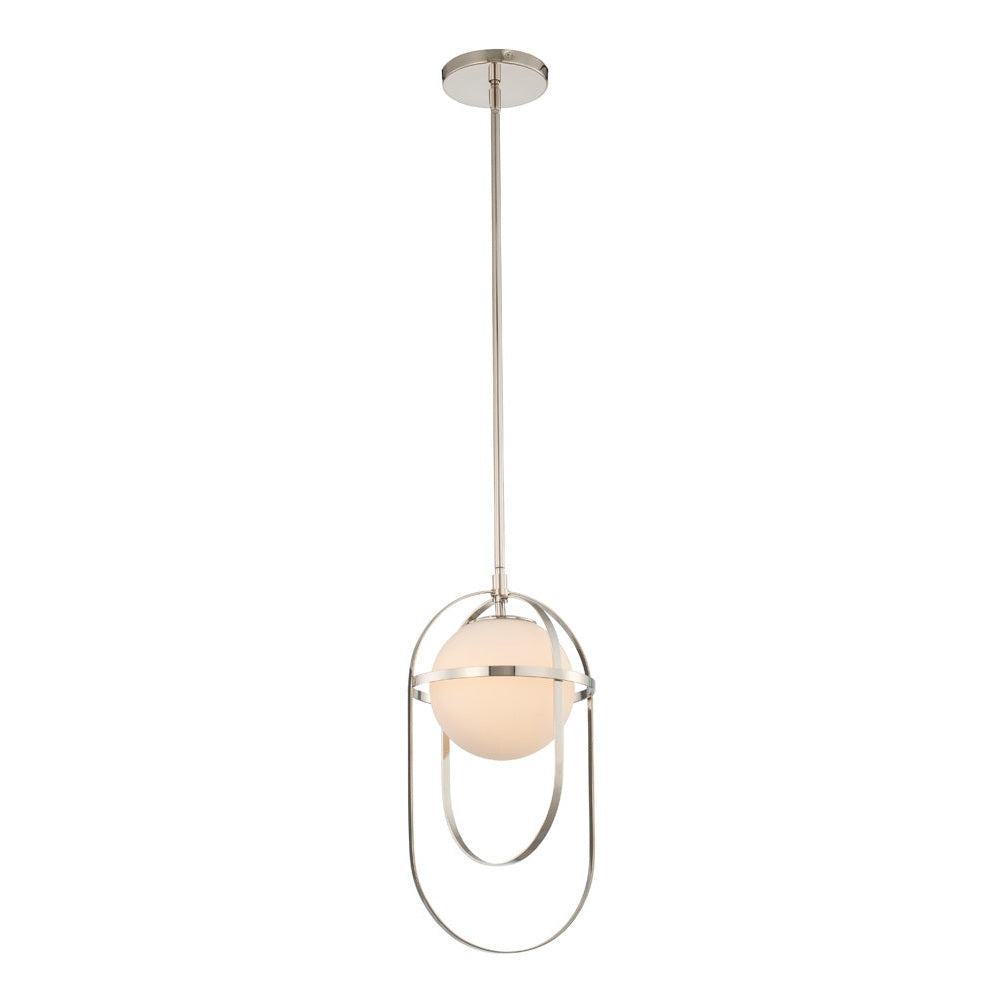 Kalco - 513311PN - One Light Mini Pendant - Lennox - Polished Nickel