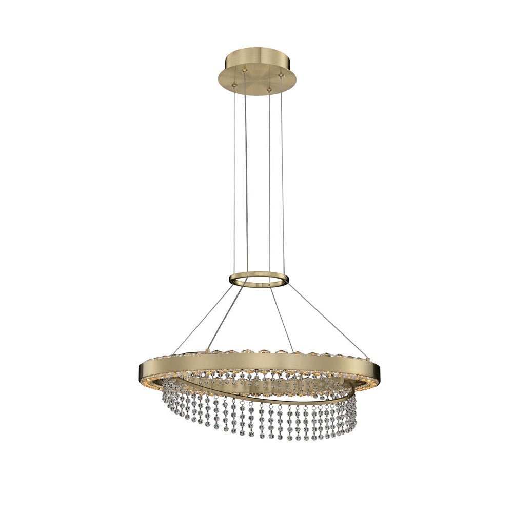 Allegri - 036355-039-FR001 - LED Pendant - Saturno - Brushed Brass