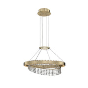 Allegri - 036355-039-FR001 - LED Pendant - Saturno - Brushed Brass
