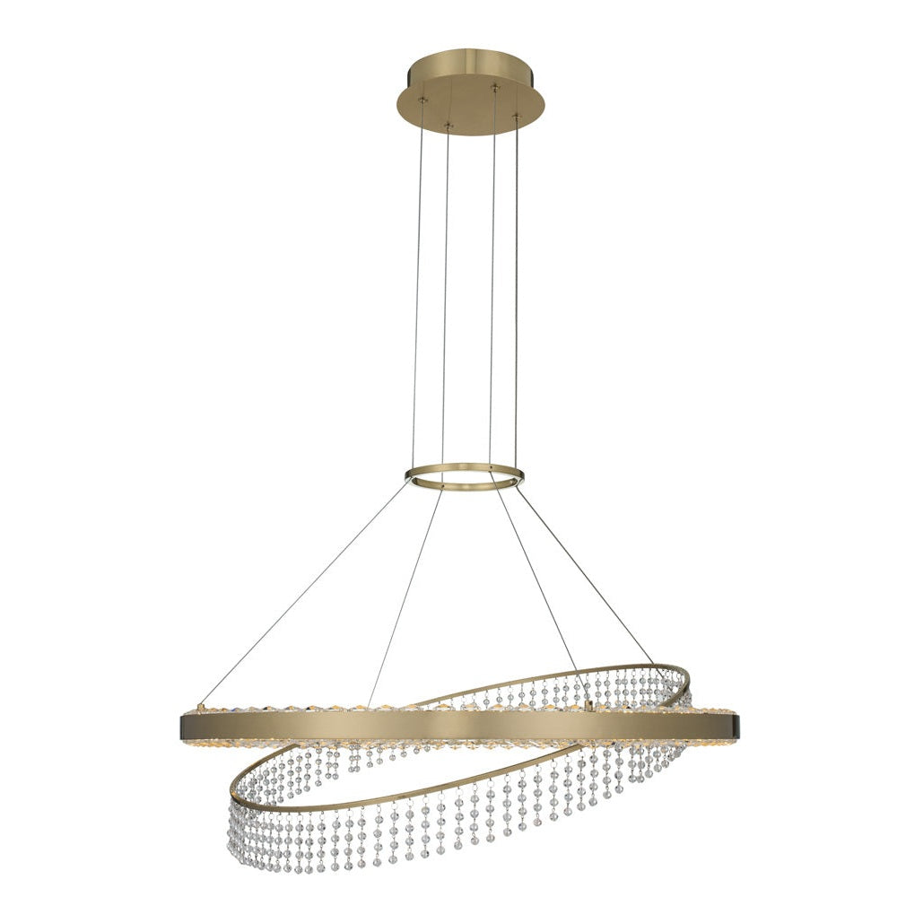 Allegri - 036356-039-FR001 - LED Pendant - Saturno - Brushed Brass
