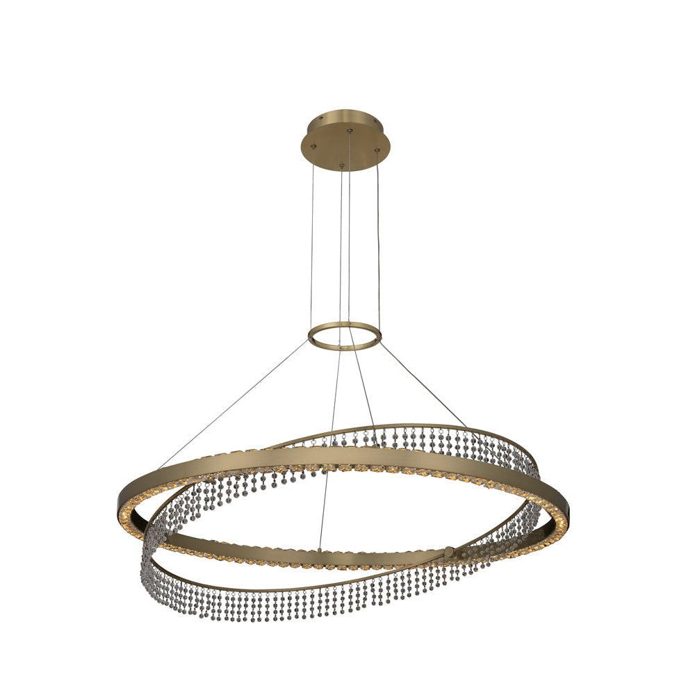 Allegri - 036357-039-FR001 - LED Pendant - Saturno - Brushed Brass