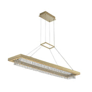 Allegri - 036361-039-FR001 - LED Island Pendant - Saturno - Brushed Brass