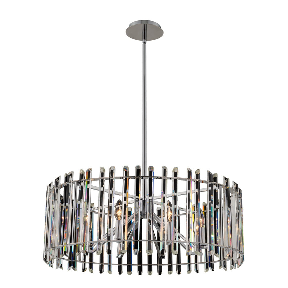 Allegri - 036857-010-FR001 - Eight Light Pendant - Viano - Polished Chrome