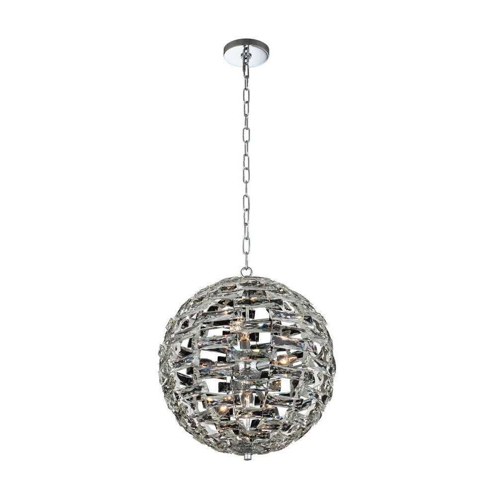 Allegri - 037255-010-FR001 - Nine Light Pendant - Alta - Polished Chrome