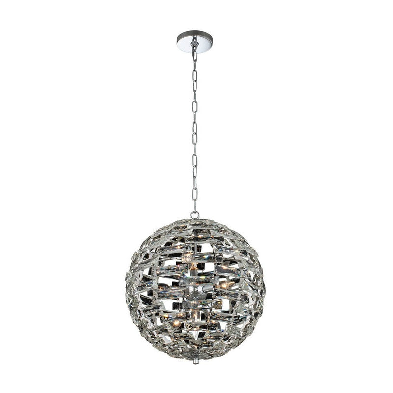 Allegri - 037255-010-FR001 - Nine Light Pendant - Alta - Polished Chrome