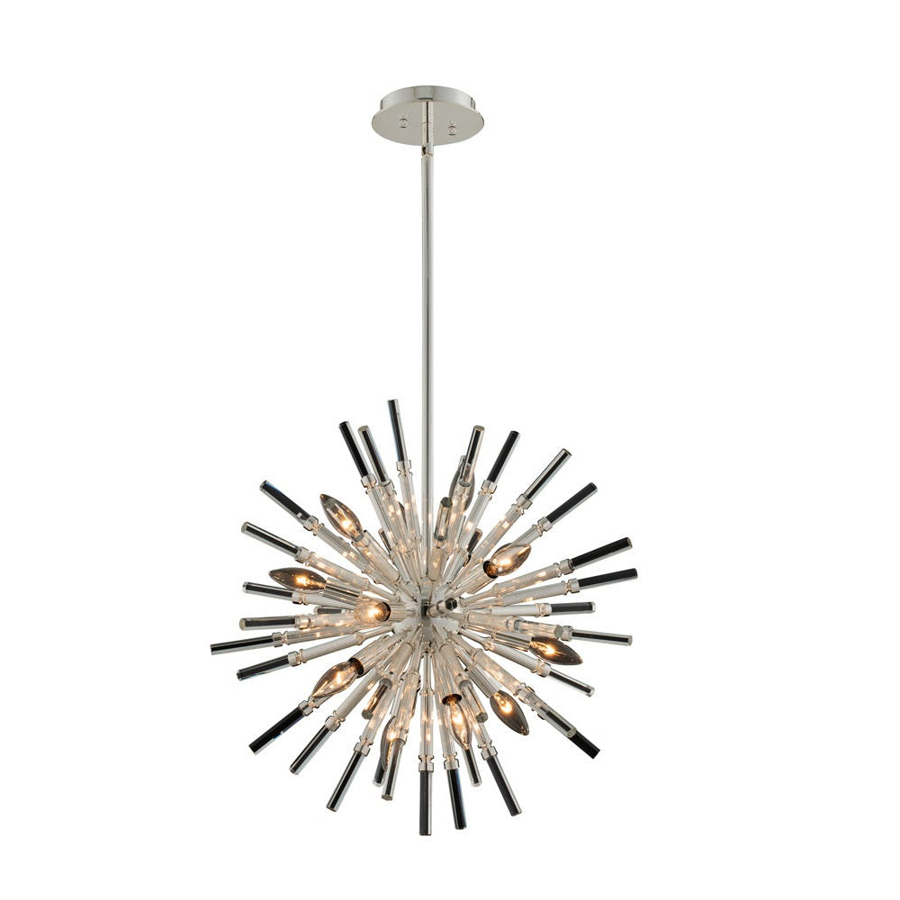 Allegri - 037455-014-FR001 - 14 Light Pendant - Sprazzo - Polished Silver