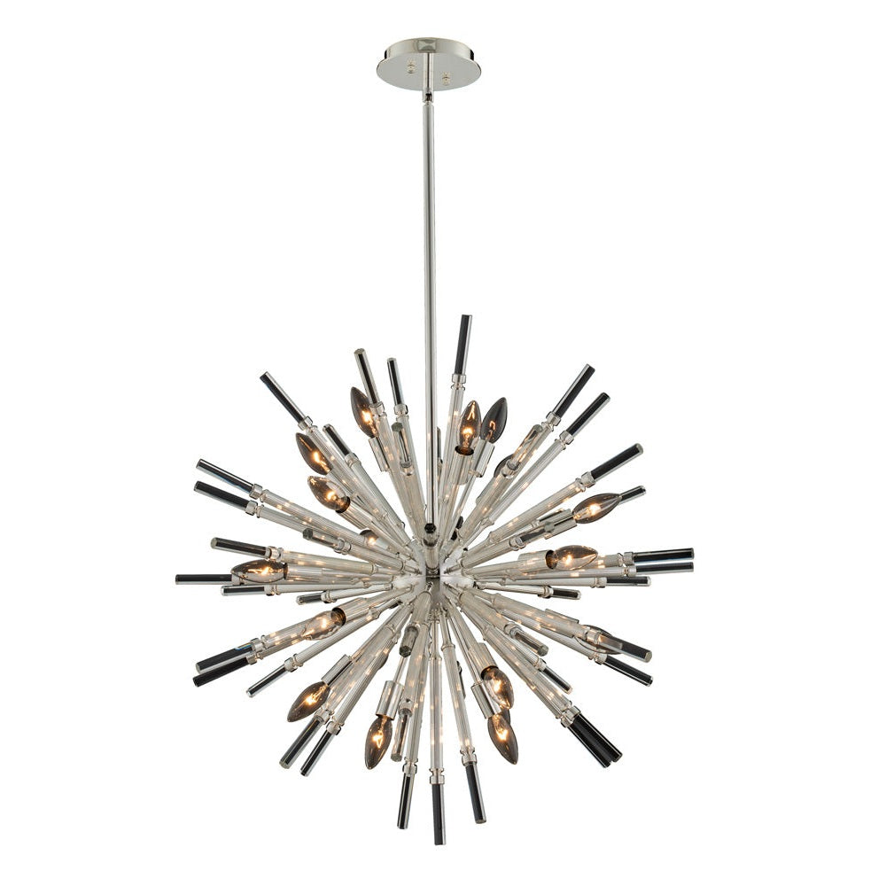 Allegri - 037456-014-FR001 - 19 Light Pendant - Sprazzo - Polished Silver