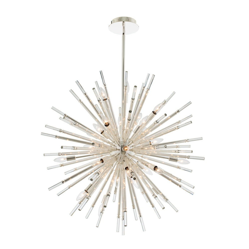 Allegri - 037457-014-FR001 - 28 Light Pendant - Sprazzo - Polished Silver