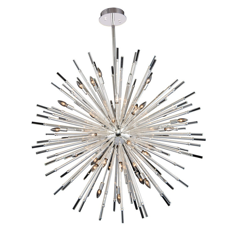 Allegri - 037458-014-FR001 - 36 Light Pendant - Sprazzo - Polished Silver