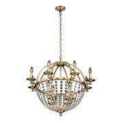 Allegri - 037771-038-FR001 - 12 Light Chandelier - Pendolo - Brushed Champagne Gold