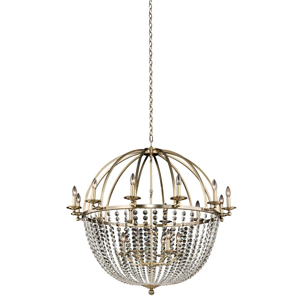 Allegri - 037773-038-FR001 - 18 Light Chandelier - Pendolo - Brushed Champagne Gold
