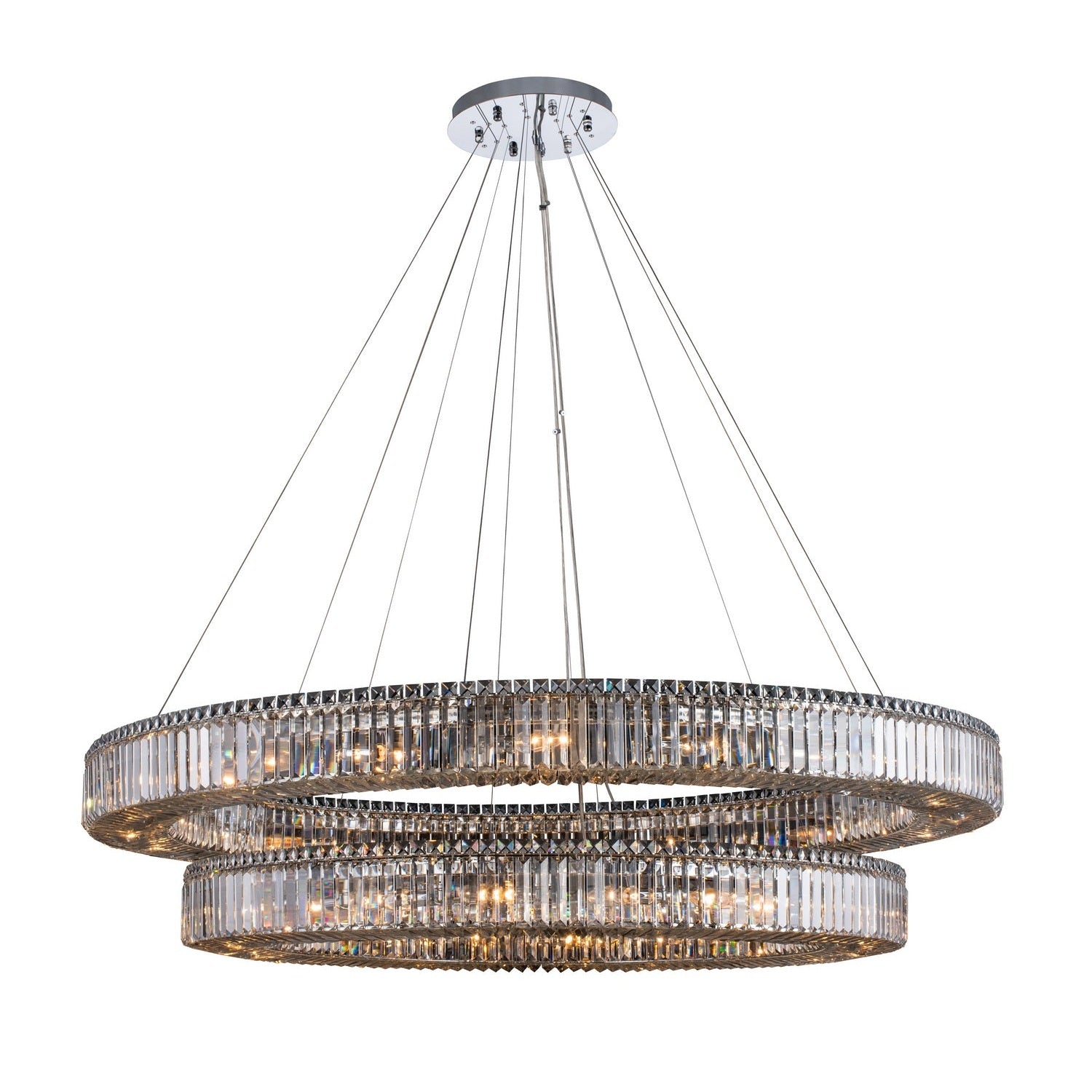 Allegri - 11720-010-FR001 - 36 Light Pendant - Rondelle - Polished Chrome