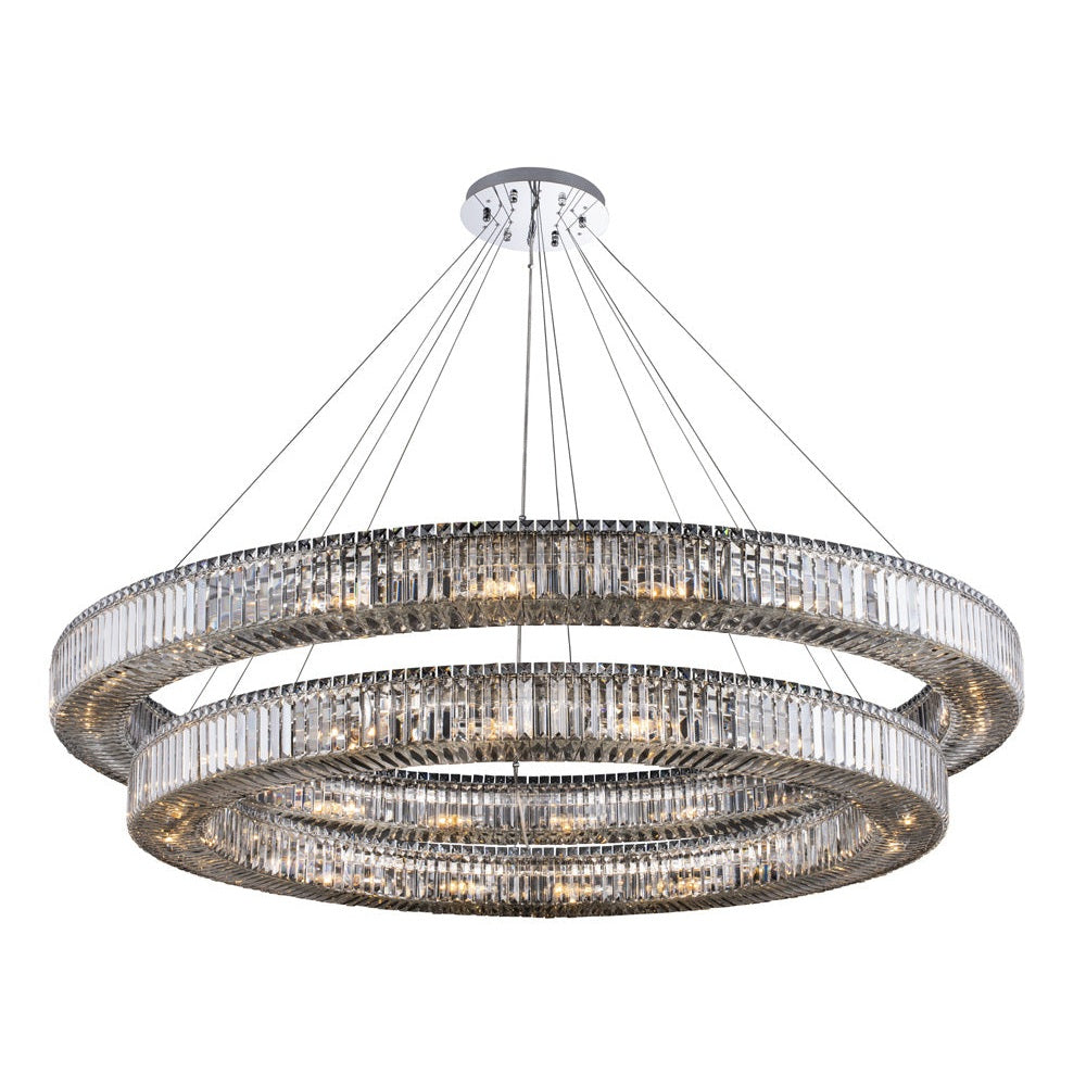 Allegri - 11721-010-FR001 - 38 Light Pendant - Rondelle - Polished Chrome