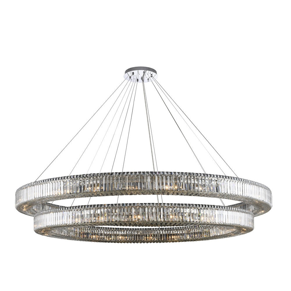 Allegri - 11722-010-FR001 - 44 Light Pendant - Rondelle - Polished Chrome