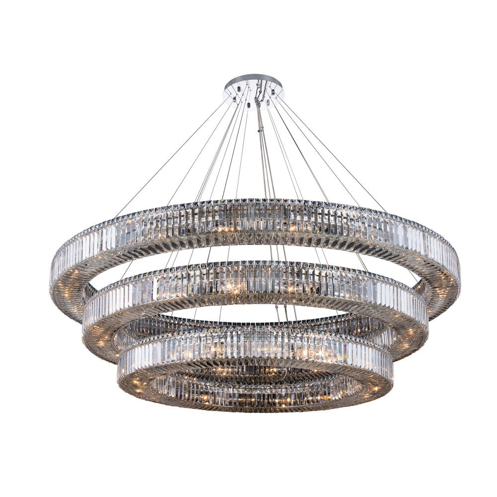 Allegri - 11723-010-FR001 - 56 Light Pendant - Rondelle - Polished Chrome