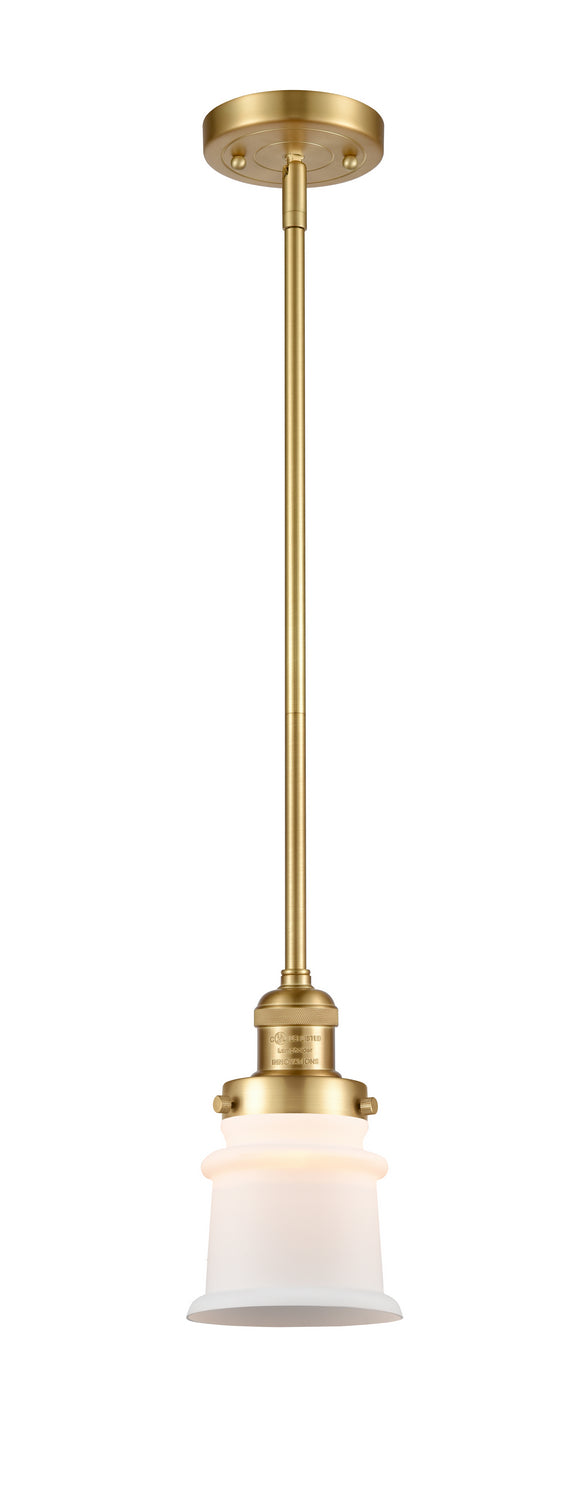 Innovations - 201S-SG-G181S - One Light Mini Pendant - Franklin Restoration - Satin Gold