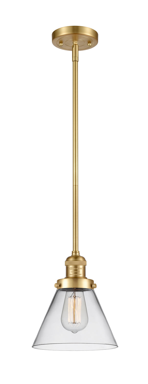 Innovations - 201S-SG-G42 - One Light Mini Pendant - Franklin Restoration - Satin Gold