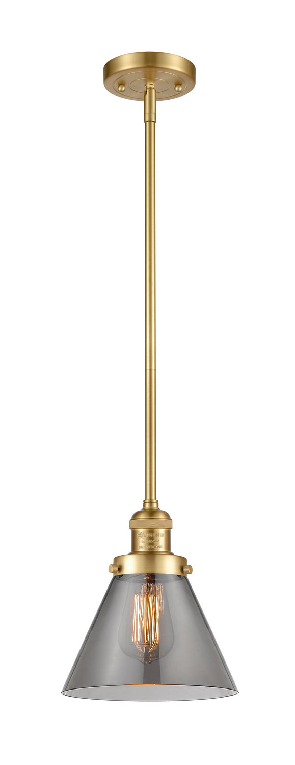 Innovations - 201S-SG-G43 - One Light Mini Pendant - Franklin Restoration - Satin Gold
