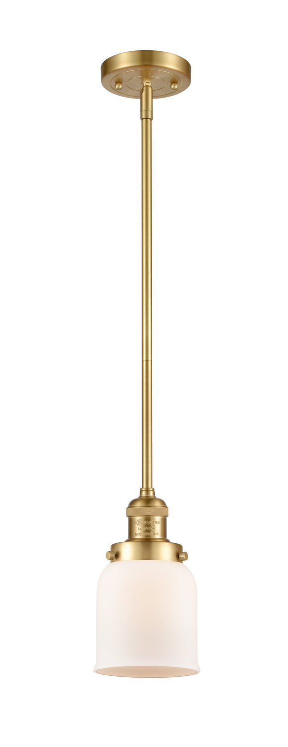 Innovations - 201S-SG-G51 - One Light Mini Pendant - Franklin Restoration - Satin Gold