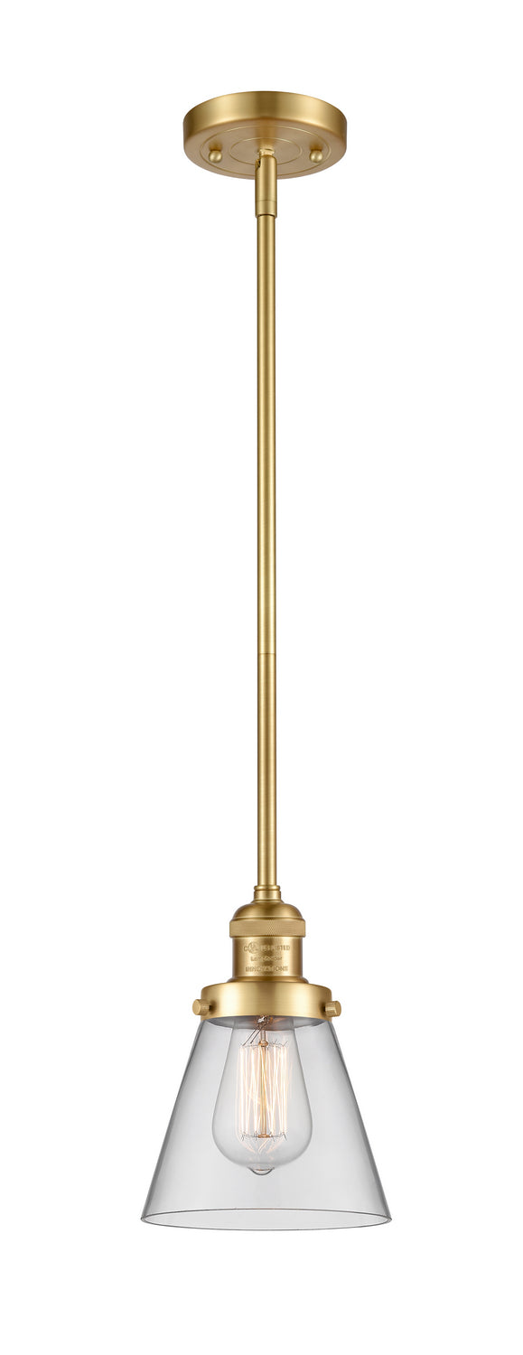Innovations - 201S-SG-G62 - One Light Mini Pendant - Franklin Restoration - Satin Gold