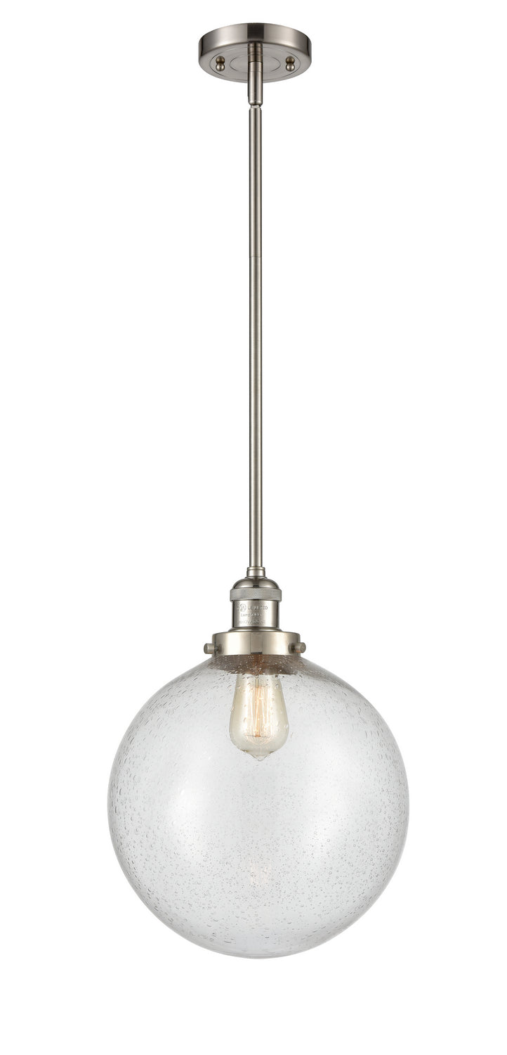 Innovations - 201S-SN-G204-12 - One Light Mini Pendant - Franklin Restoration - Brushed Satin Nickel