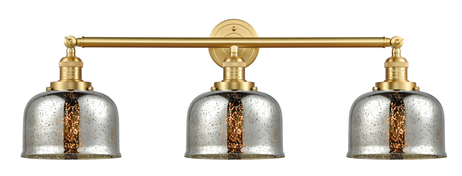 Innovations - 205-SG-G78 - Three Light Bath Vanity - Franklin Restoration - Satin Gold