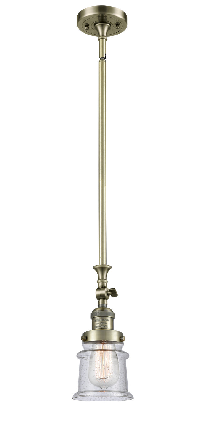 Innovations - 206-AB-G184S - One Light Mini Pendant - Franklin Restoration - Antique Brass