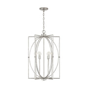 Capital Lighting - 537961AS - Six Light Foyer - Oran - Antique Silver