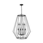 Capital Lighting - 538881MB - Eight Light Foyer - Corey - Matte Black