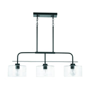 Capital Lighting - 838435MB - Three Light Island Pendant - Jake - Matte Black