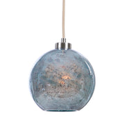 Uttermost - 22198 - One Light Mini Pendant - Gemblue - Brushed Nickel