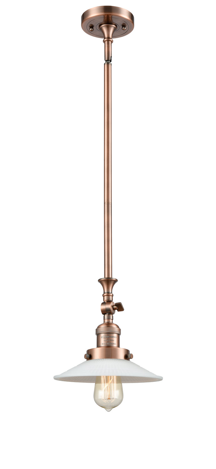 Innovations - 206-AC-G1 - One Light Mini Pendant - Franklin Restoration - Antique Copper
