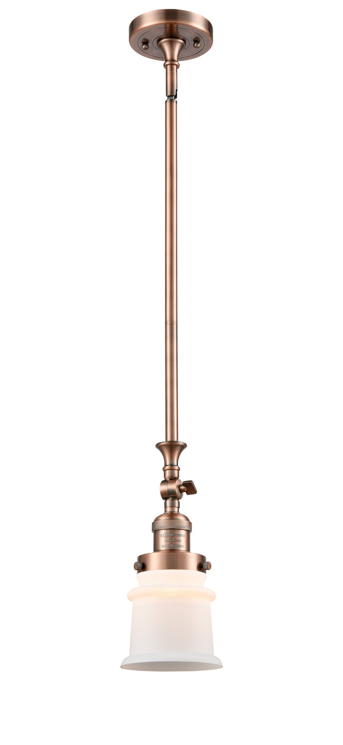 Innovations - 206-AC-G181S - One Light Mini Pendant - Franklin Restoration - Antique Copper
