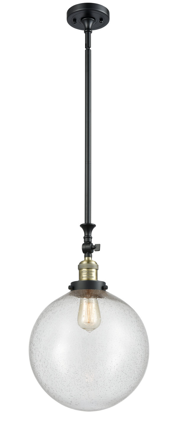 Innovations - 206-BAB-G204-12 - One Light Mini Pendant - Franklin Restoration - Black Antique Brass