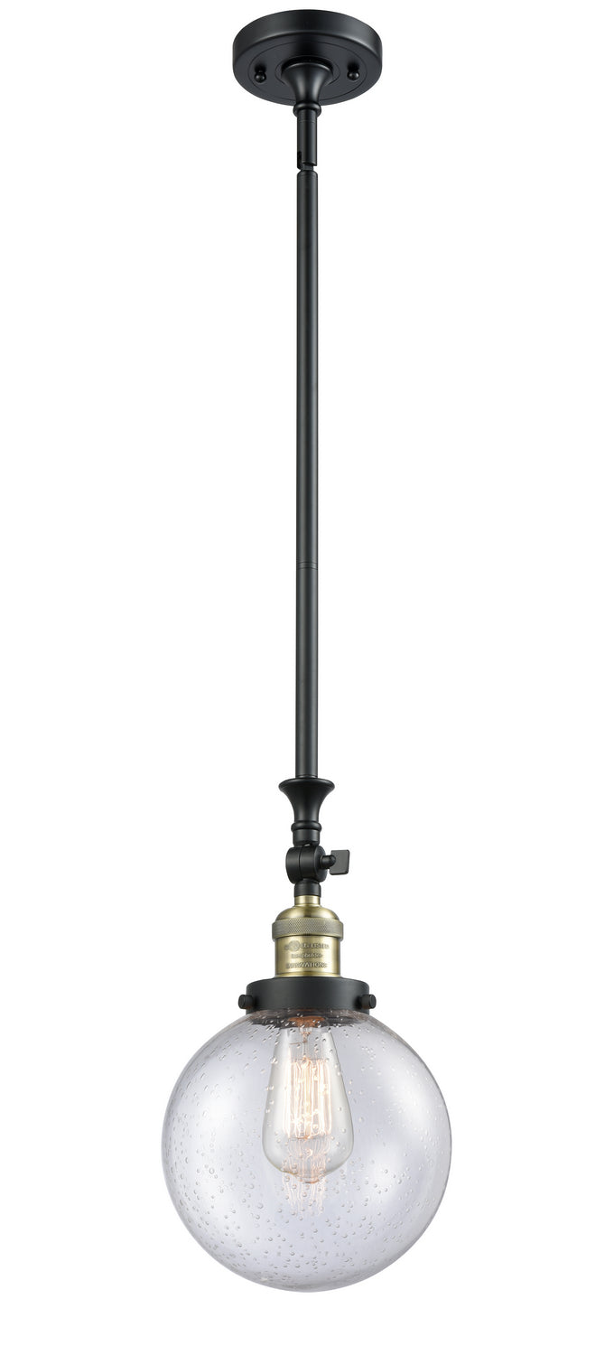 Innovations - 206-BAB-G204-8 - One Light Mini Pendant - Franklin Restoration - Black Antique Brass