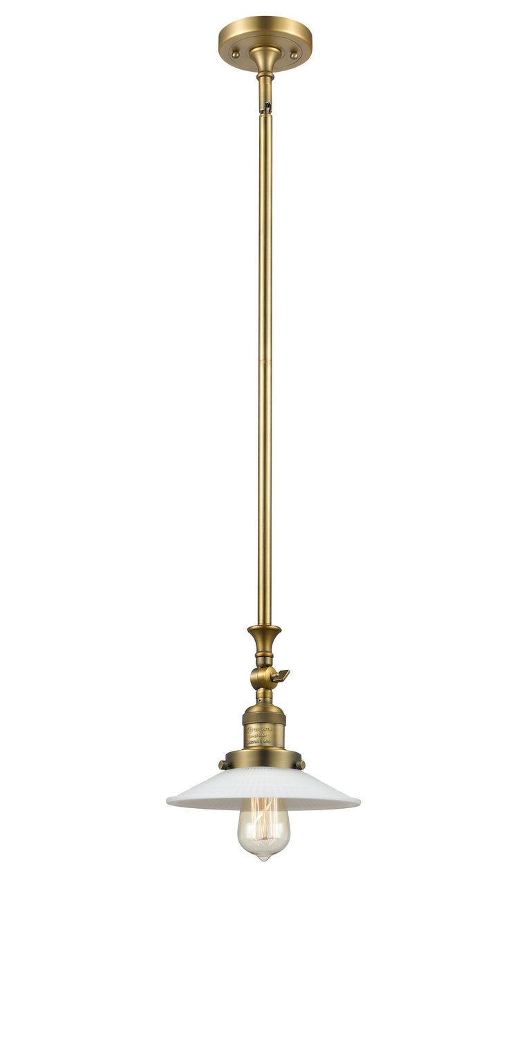 Innovations - 206-BB-G1 - One Light Mini Pendant - Franklin Restoration - Brushed Brass