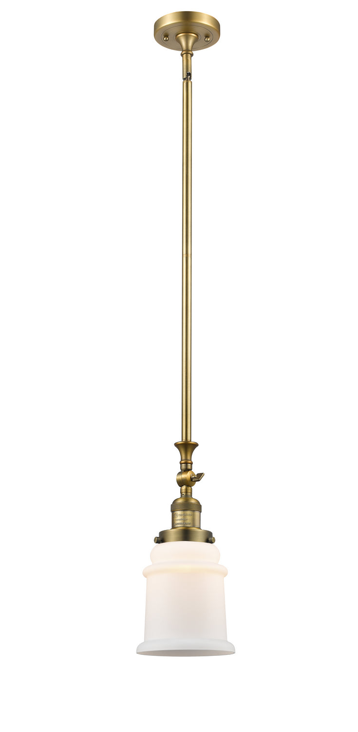 Innovations - 206-BB-G181 - One Light Mini Pendant - Franklin Restoration - Brushed Brass