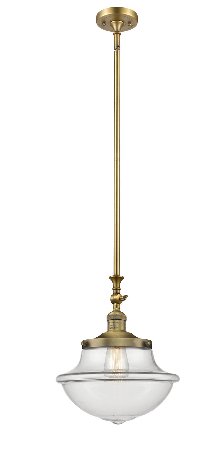 Innovations - 206-BB-G542 - One Light Mini Pendant - Franklin Restoration - Brushed Brass