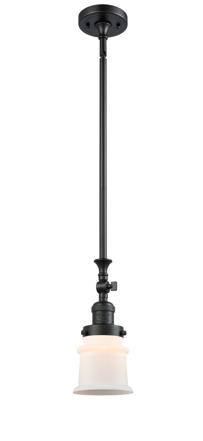 Innovations - 206-BK-G181S - One Light Mini Pendant - Franklin Restoration - Matte Black