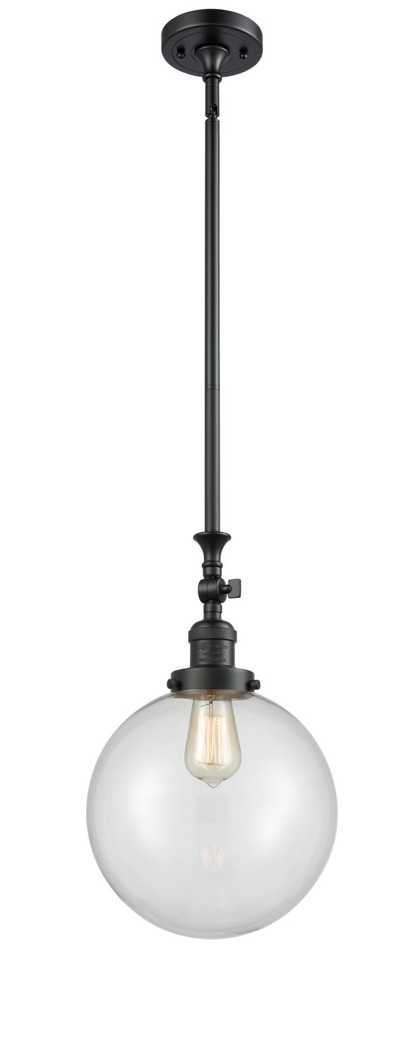 Innovations - 206-BK-G202-10 - One Light Mini Pendant - Franklin Restoration - Matte Black
