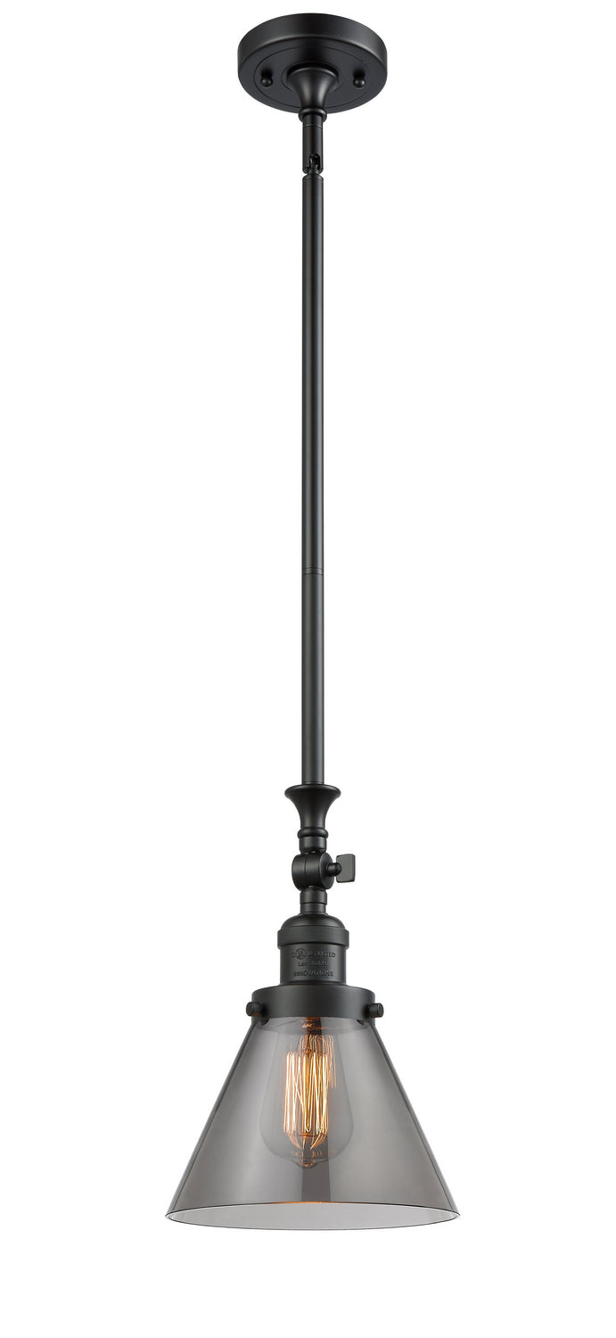 Innovations - 206-BK-G43 - One Light Mini Pendant - Franklin Restoration - Matte Black