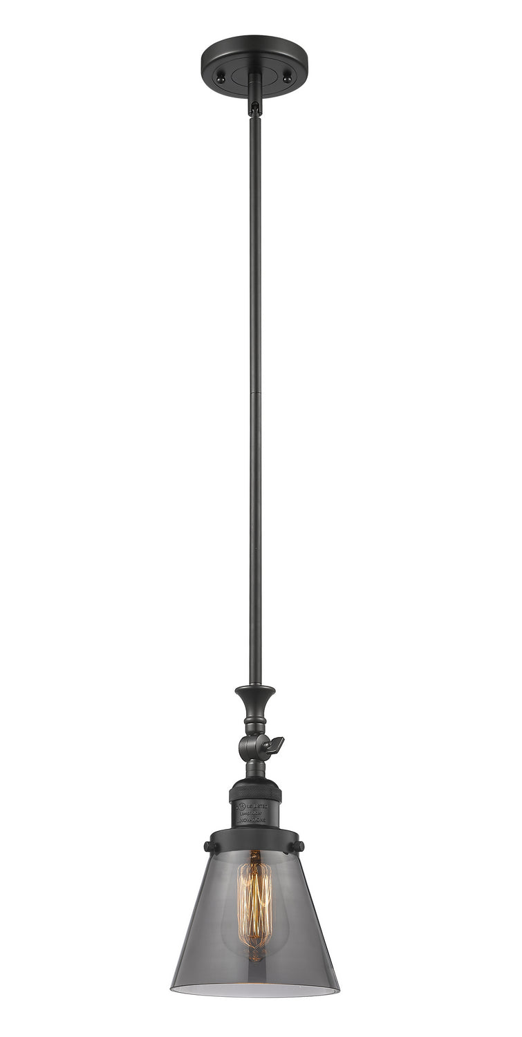 Innovations - 206-BK-G63 - One Light Mini Pendant - Franklin Restoration - Matte Black