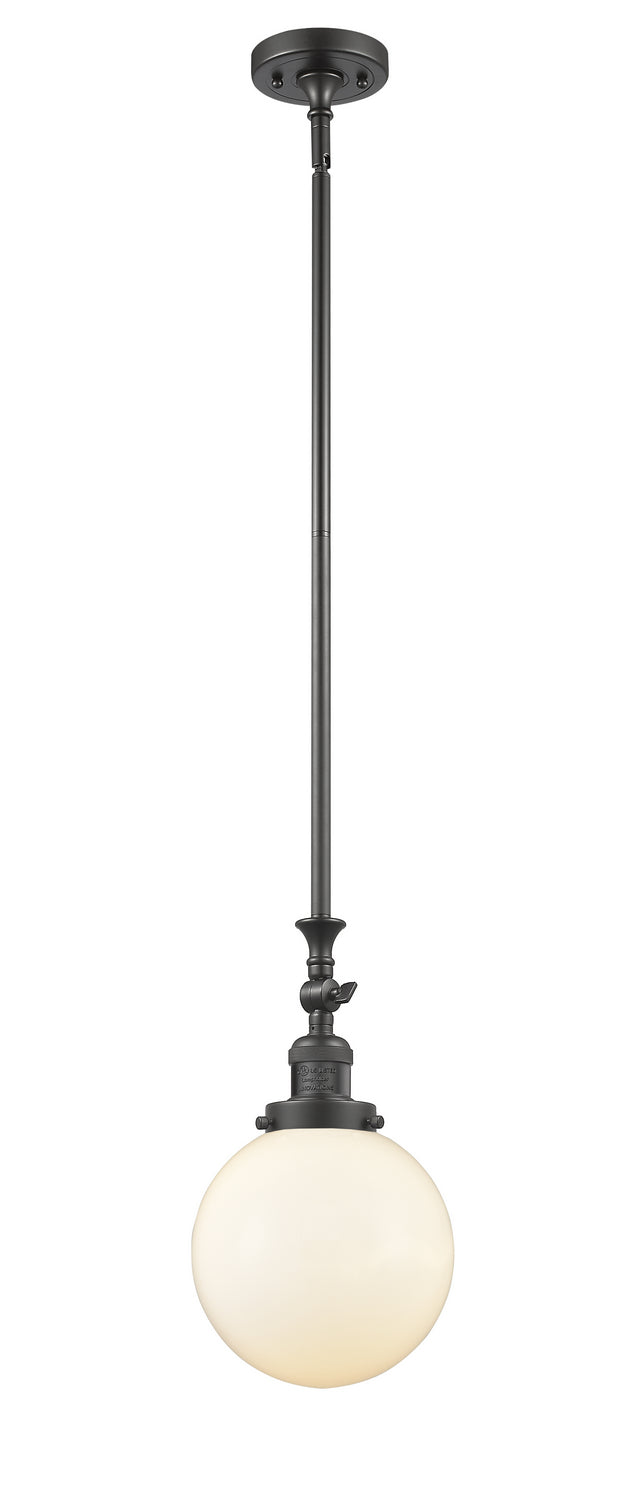Innovations - 206-OB-G201-8 - One Light Mini Pendant - Franklin Restoration - Oil Rubbed Bronze